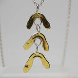 Three Sycamore Seeds Necklace